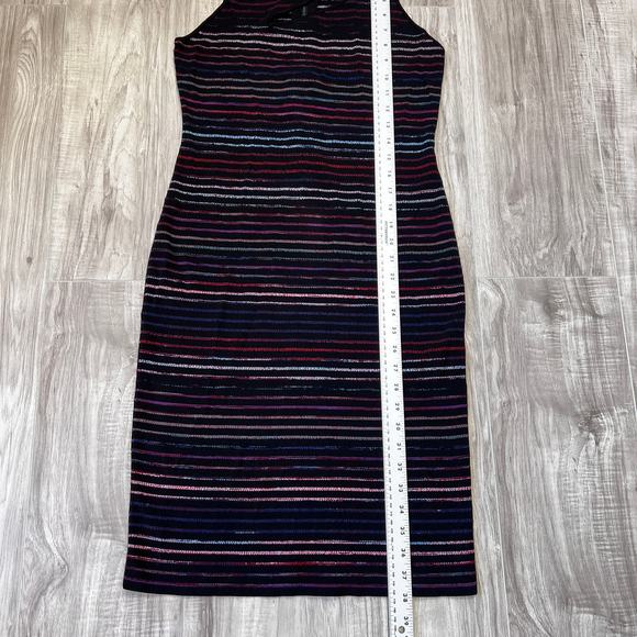 RACHEL Rachel Roy Women's Sleeveless Cutout Stripe Midi Dress Size XL - Picture 8 of 12